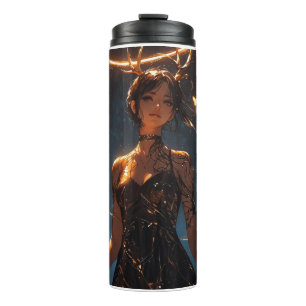 Mystical Deer Girl Tumbler