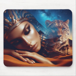 Mystical Desert Guardian Photomontage Mouse Mat