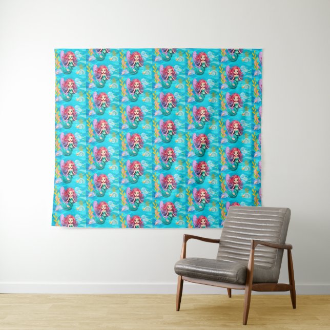 Mystical Design  Tapestry (In Situ (Horizontal))