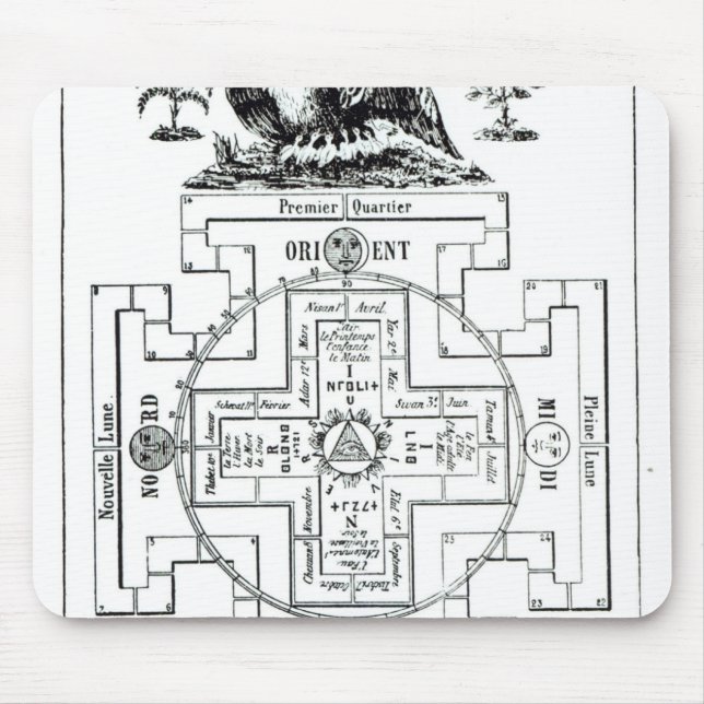 Mystical diagram of Solomon's Mouse Mat (Front)