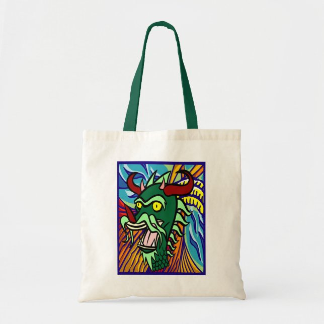 Mystical Dragon Tote Bag (Front)