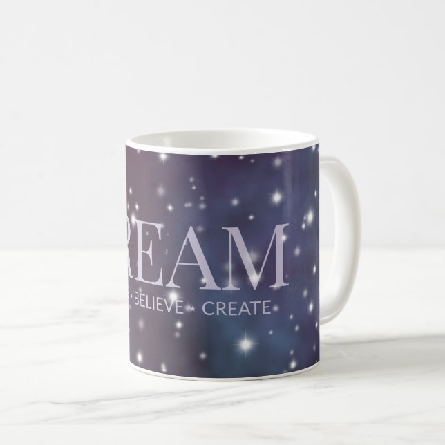 Mystical Dream Dusty Violet Coffee Mug (Front Right)