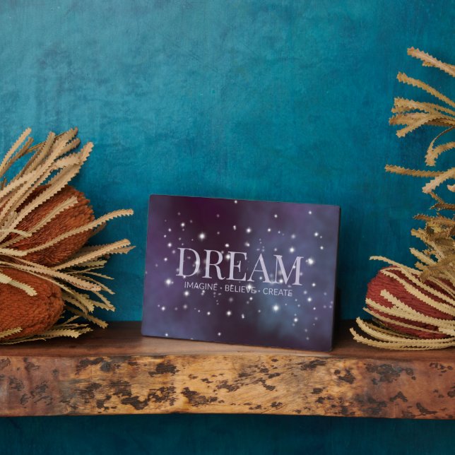 Mystical Dream Dusty Violet Plaque (Side)