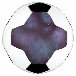 Mystical Dusty Violet Galaxy Football