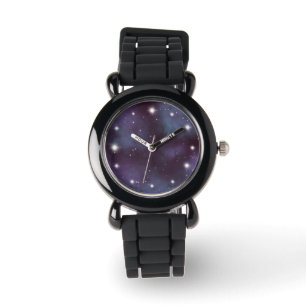 Mystical Dusty Violet Galaxy Watch