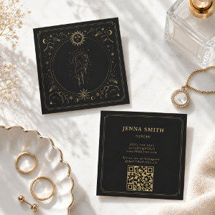 Mystical Ear Piercing Celestial Jewellery Square Business Card