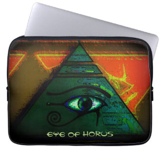 Mystical Egyptian Eye of Horus Laptop Sleeve
