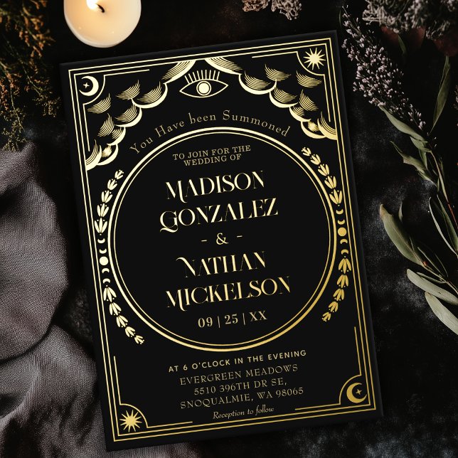 Mystical Elegant Gold Tarot Gothic Wedding (Creator Uploaded)