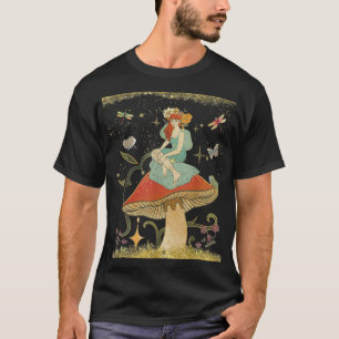 Mystical Enchantment Mushroom Fairy T-Shirt