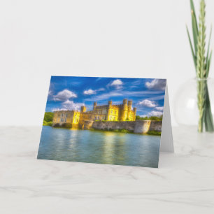 Mystical English Castle Art Card