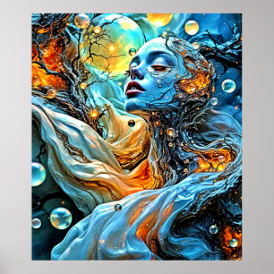 Mystical Ethereal Serenity Art Poster