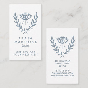 Mystical Eye Herbal Vines Boho Beauty Illustrated Discount Card