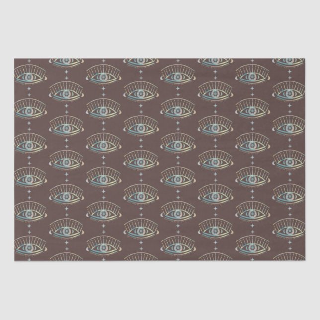 Mystical Eye Magical Boho Colourful Pastel Gift   Tissue Paper (Front)