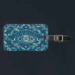 Mystical Eye Roses Vines Magical Boho Colourful   Luggage Tag<br><div class="desc">This hand made pattern makes an awesome luggage tag. Add your own text or change the colours. Check out my shop for more or let me know if you'd like something custom!</div>