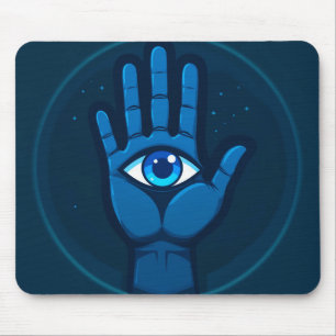 🖐️ Mystical Eye Symbol Art For Desk Setups 🖐️ Mouse Mat