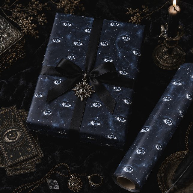 Mystical Eyes Occult Gothic Wrapping Paper (Creator Uploaded)
