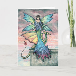 Mystical Fairy Dragon Card Notecard