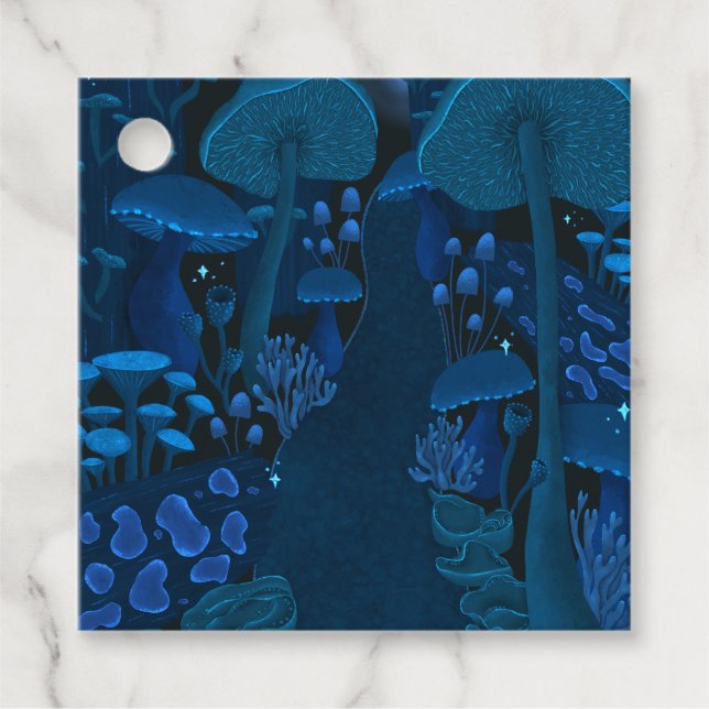 Mystical Fairy Mushroom Woodland Favour Tags (Front)