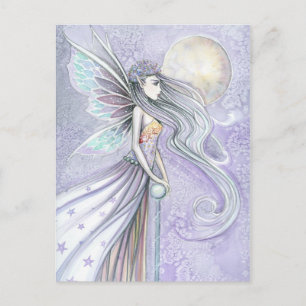 Mystical Fairy Postcard by Molly Harrison