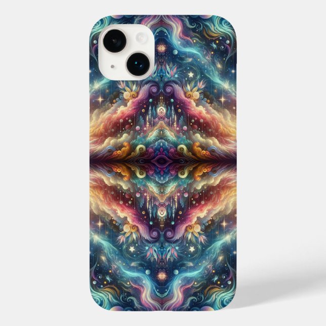 Mystical Fantasy Colourful Celestial Faraway Castl Case-Mate iPhone Case (Back)