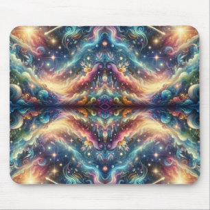 Mystical Fantasy Colourful Celestial Faraway Castl Mouse Mat