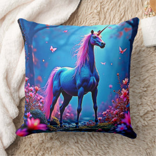 Mystical Fantasy Unicorn Art Cushion