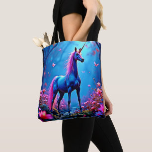 Mystical Fantasy Unicorn Art Tote Bag