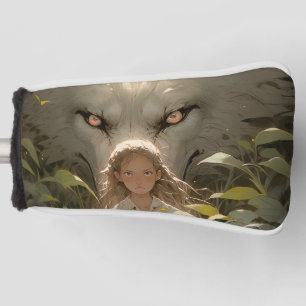 Mystical Fantasy Wolf Guardian Anime Golf Head Cover