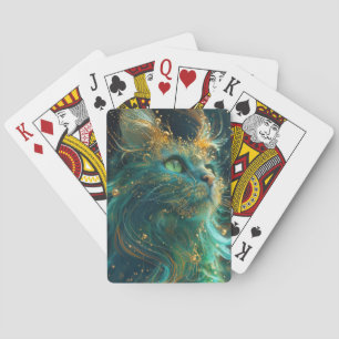 Mystical Feline Playing Cards