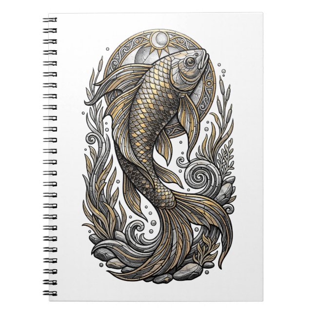 Mystical Fish Notebook (Front)