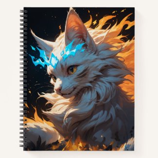 Mystical Flame Cat Familiar