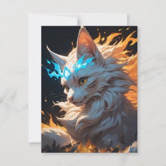 Mystical Flame Cat Familiar