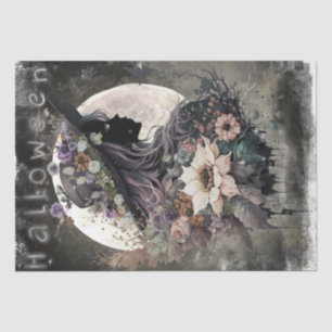 Mystical Floral Witch Tissue Paper