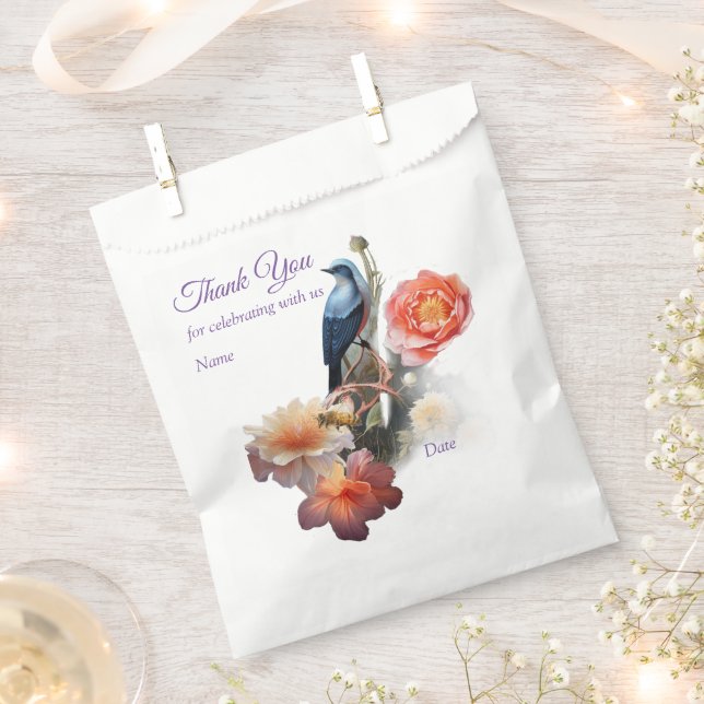 Mystical Flowers of the Supernatural Realm  Favour Bags (Clipped)