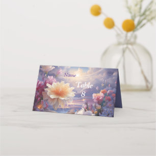 Mystical Flowers of the Supernatural Realm Place Card