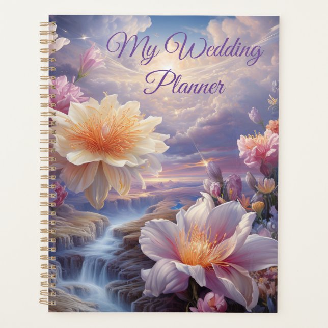 Mystical Flowers of the Supernatural Realm  Planner (Front)