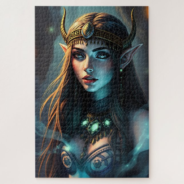 Mystical Forest Elf Jigsaw Puzzle  (Vertical)
