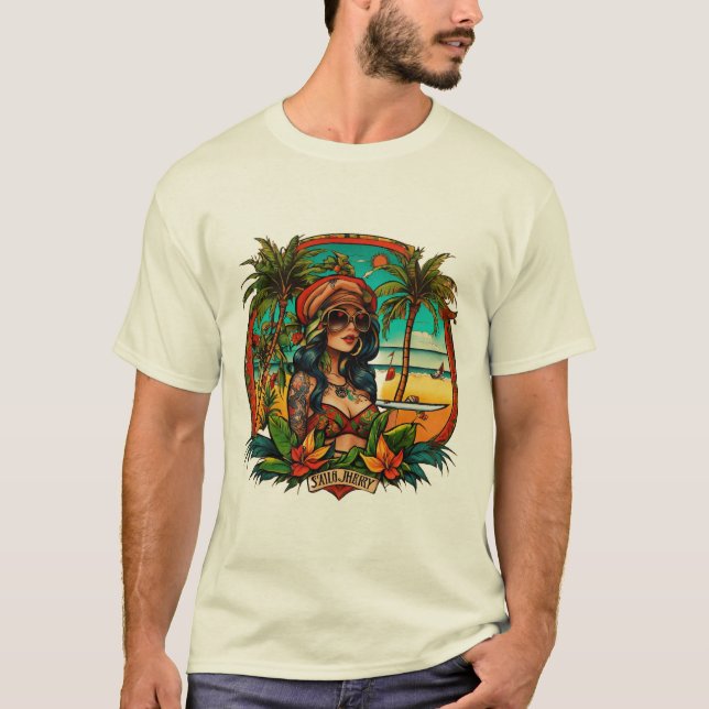 Mystical Forest: Enchanted Animals and Flora  T-Shirt (Front)