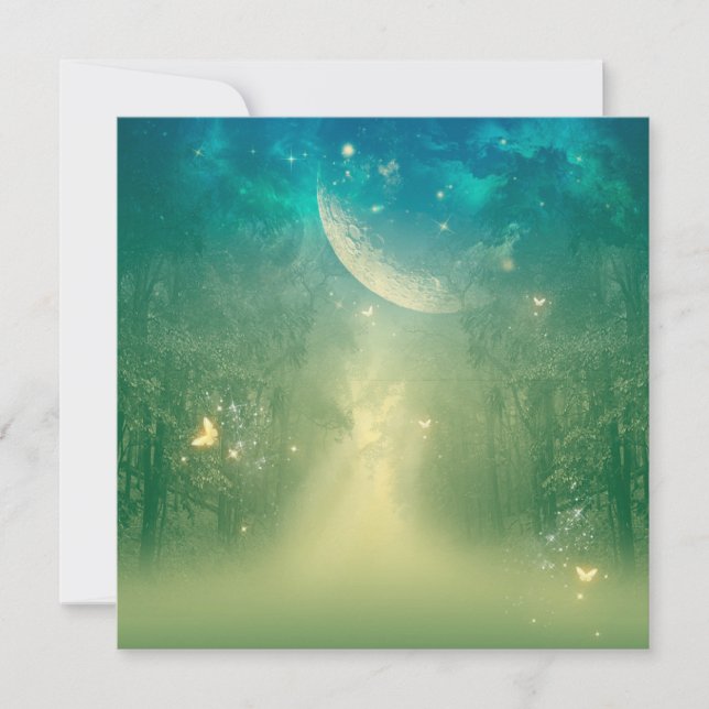 Mystical forest invitation (Front)