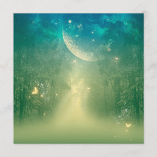Mystical forest invitation