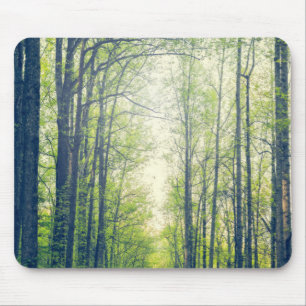 Mystical forest mouse mat