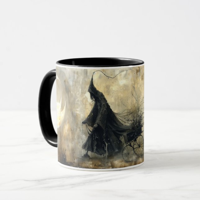 🌲🎨 Mystical Forest Mug ☕ (Front Left)