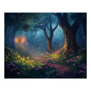 Mystical Forest Pathway Poster