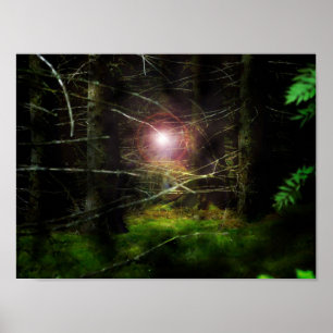 Mystical Forest Poster