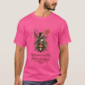 Mystical Forest Spirit Illustration T-Shirt