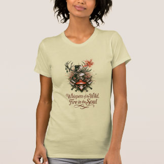 Mystical Forest Spirit Illustration T-Shirt
