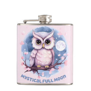Mystical Full Moon Hip Flask