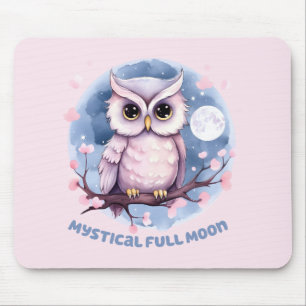 Mystical Full Moon Mouse Mat