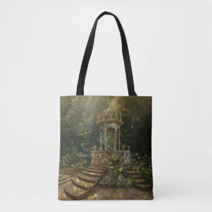 Mystical Garden Stairway Tote Bag