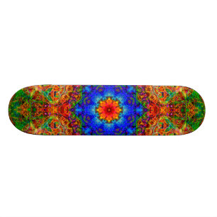 Mystical Glow of the Sailing Wind Skateboard